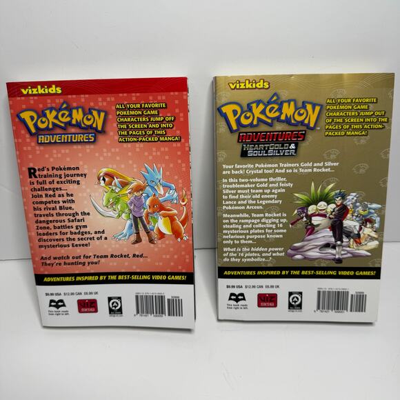 Pokemon Adventures Heart Gold Soul Silver Volume 1 and 2 Paperback Books - Picture 4 of 9